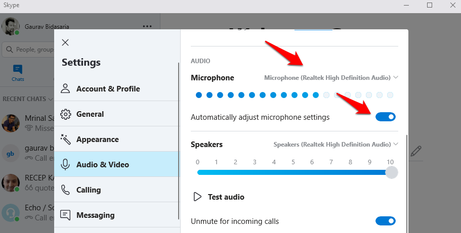 mic not working on skype for mac